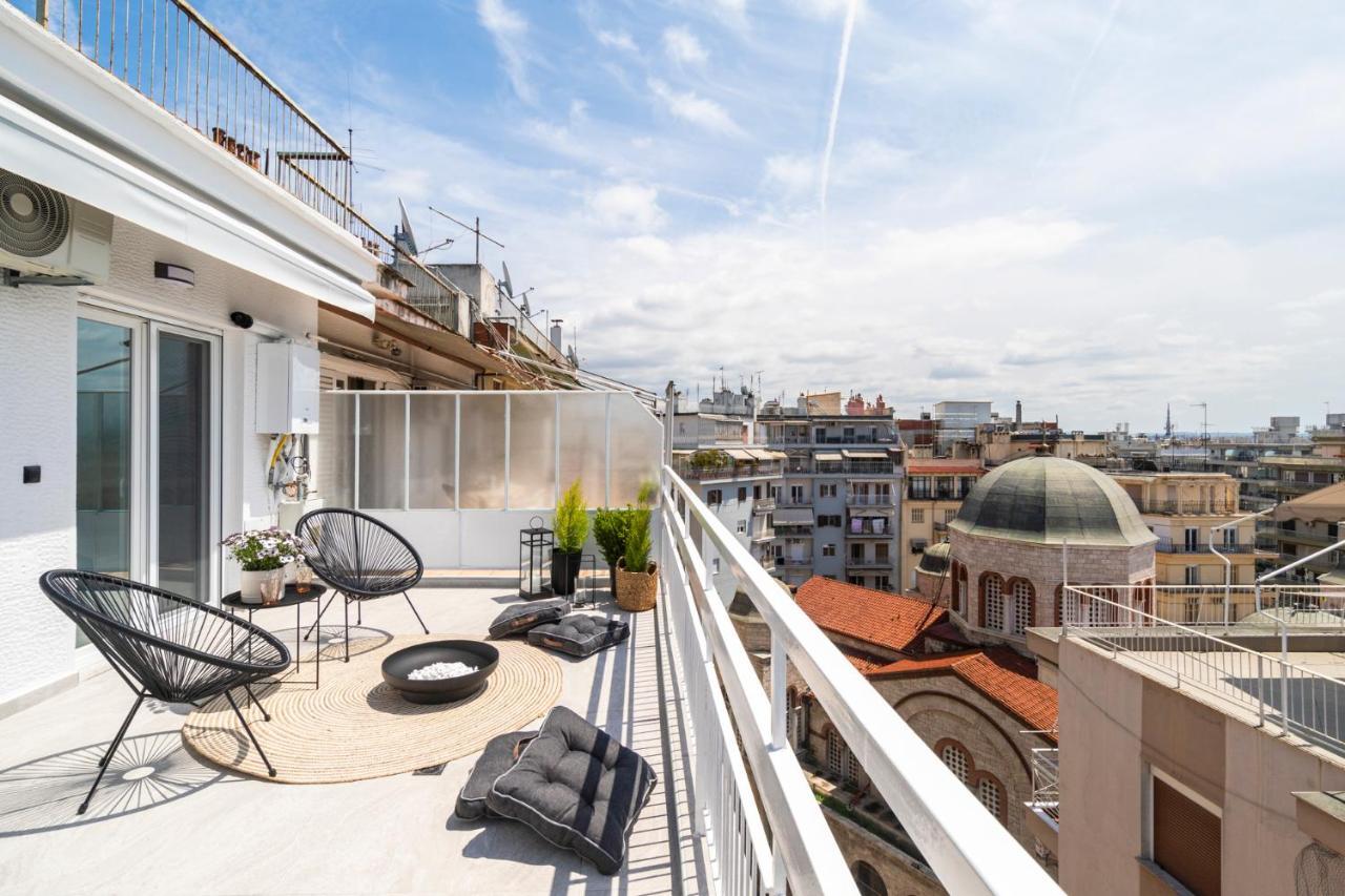 شقة Ares Penthouse سالونيك المظهر الخارجي الصورة
